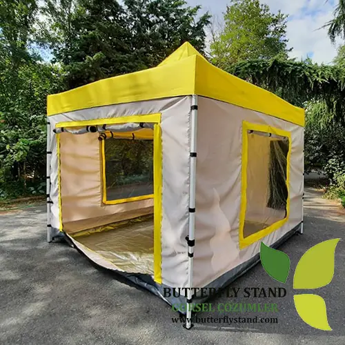 Kamp Çadırı 3×3 05 Gazebo Çadır 40’lık Mekanizmalı